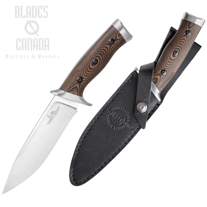 Gil Hibben Tundra Hunter Fixed Blade Knife, Leather Sheath, GH5077